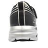 SKECHERS 400141LC TRAINER - BLACK SILVER
