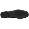 GABOR 400201 SLIP ON SHOE - BLACK LEATHER
