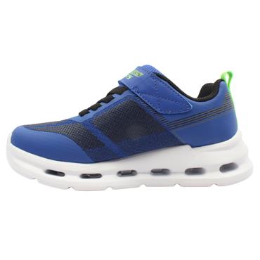 SKECHERS 400240L TRAINER - BLUE BLACK