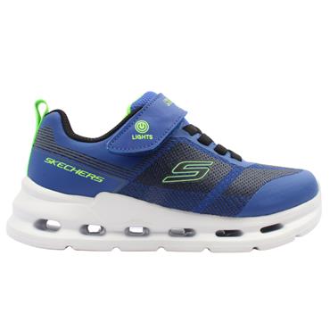 SKECHERS 400240L TRAINER - BLUE BLACK