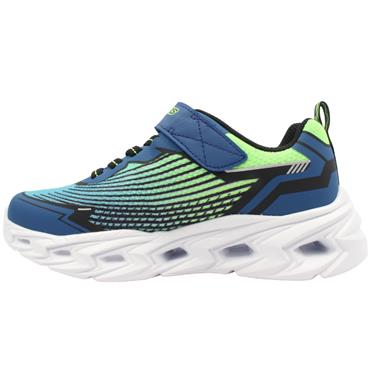 SKECHERS 400590L TRAINER - BLUE GREEN