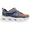 SKECHERS 400590L TRAINER - BLUE ORANGE
