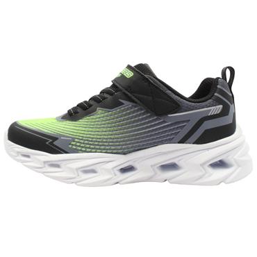 SKECHERS 400590LC TRAINER - BLACK GREEN