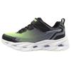 SKECHERS 400590LC TRAINER - BLACK GREEN