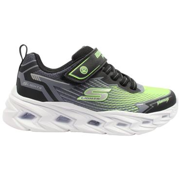 SKECHERS 400590LC TRAINER - BLACK GREEN