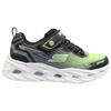 SKECHERS 400590LC TRAINER - BLACK GREEN