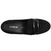 GABOR 400702 BLOCK HEEL SHOE - BLACK SUEDE