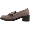 GABOR 400702 BLOCK HEEL SHOE - TAUPE