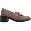 GABOR 400702 BLOCK HEEL SHOE - TAUPE