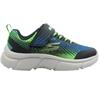SKECHERS 405035L JUNIOR RUNNER - NAVY GREEN
