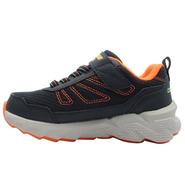 SKECHERS 406334L TRAINER - NAVY ORANGE