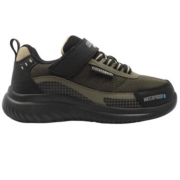 SKECHERS 406341L TRAINER - BLACK GREEN