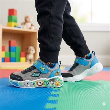 SKECHERS 407312N TRAINER - GREY BLUE