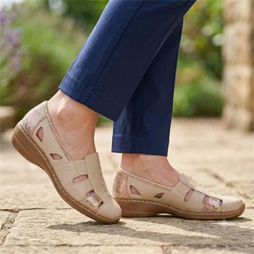 RIEKER 41385 SHOE - BEIGE
