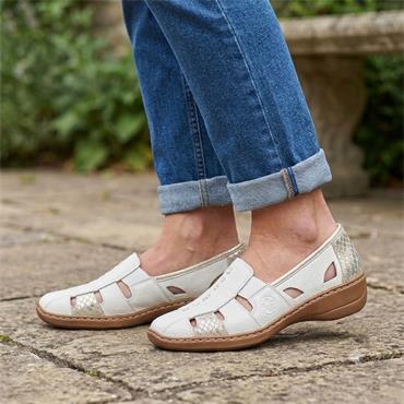 RIEKER 41385 SHOE - WHITE