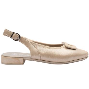 RIEKER 43150 SLING BACK SHOE - BEIGE MULTI