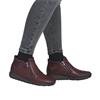 RIEKER 44281 ZIP BOOT - WINE