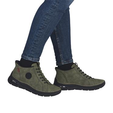 RIEKER 44550 BOOT - GREEN