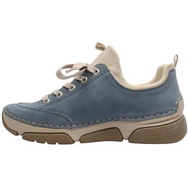 RIEKER 45973 LACED SHOE - BLUE