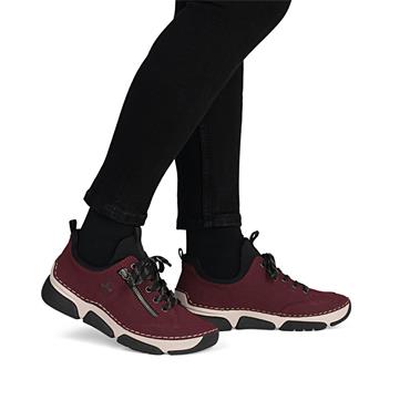 RIEKER 45973 LACED SHOE - BURGUNDY