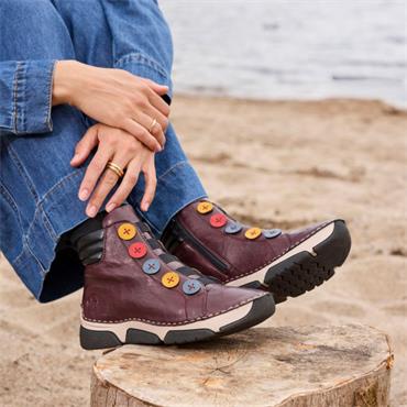 RIEKER 45977 ANKLE BOOT - BURGUNDY