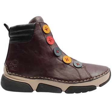 RIEKER 45977 ANKLE BOOT - BURGUNDY