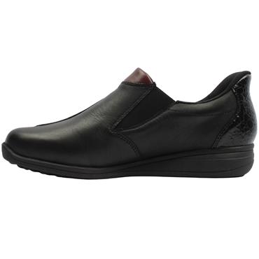 RIEKER 47253 SHOE - BLACK MULTI