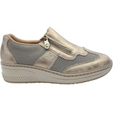 RIEKER 48760 SHOE - BEIGE MULTI