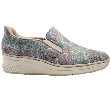 RIEKER 48761 SHOE - BLUE MULTI