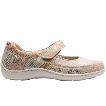 WALDLAUFER 496H33 STRAP SHOE - ROSE