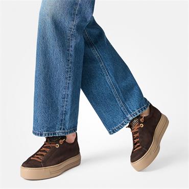 PAUL GREEN 5017 SHOE - DARK BROWN