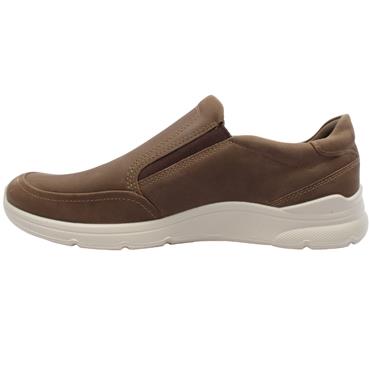 ECCO 511744 IRVING SLIP ON SHOE - NUT