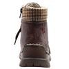 RIEKER 53631 LACED BOOT - BROWN