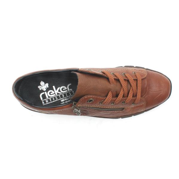 RIEKER 53702 LACED SHOE BROWN Cordners