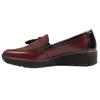 RIEKER 53771 SLIP ON SHOE - BURGUNDY