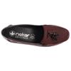 RIEKER 53771 SLIP ON SHOE - BURGUNDY