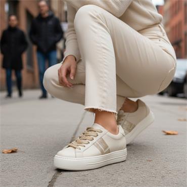 PAUL GREEN 5430 SHOE - BISCUIT