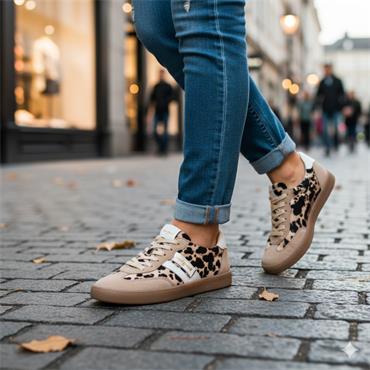 PAUL GREEN 5437 SHOE - BEIGE MULTI