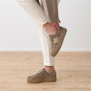 PAUL GREEN 5567 LACED SHOE - SAND