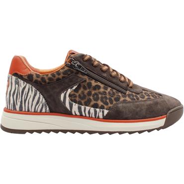 WALDAUFER 575001 SHOE - BROWN MULTI