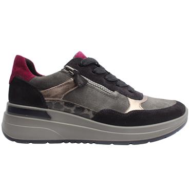 ARA 57702 SHOE - NAVY GREY