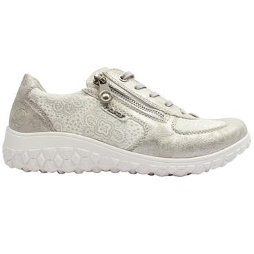 RIEKER 59501 SHOE - WHITE SILVER