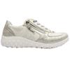 RIEKER 59501 SHOE - WHITE SILVER