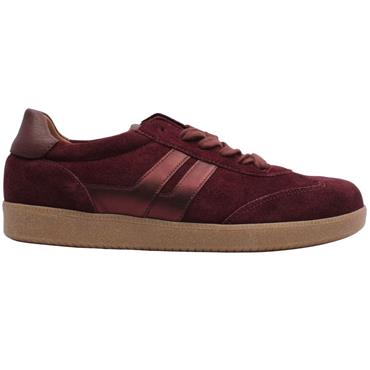 GABOR 601101 LACED SHOE - BERRY