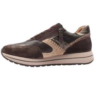 GABOR 603101 LACED SHOE - BROWN MULTI
