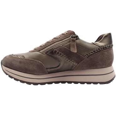 GABOR 603101 LACED SHOE - TAUPE