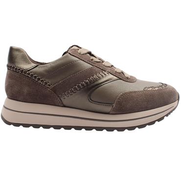 GABOR 603101 LACED SHOE - TAUPE