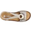 RIEKER 60880 SANDAL - METALLIC