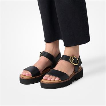 PAUL GREEN 6189 SANDAL - Black