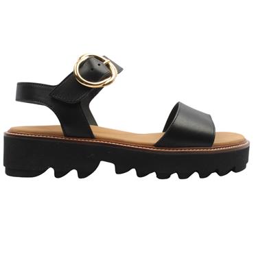 PAUL GREEN 6189 SANDAL - Black